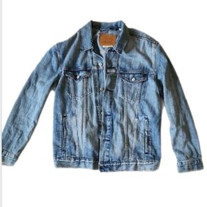 Levi’s Vintage Style Denim Trucker Jacket Blue XL Classic Fit